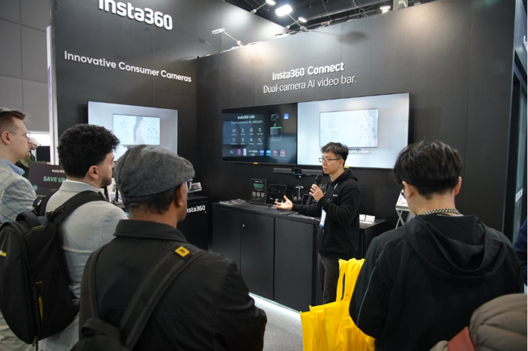 威尼斯wns影石Insta360 AI双摄视频集会一体机Connect 斩获环球(图9)